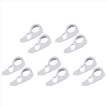 Novo estilo, conjunto de 5 pares de arruelas de plástico para suporte de tweeter na coluna A de alto-falantes de 2, 3,5 e 3,8 polegadas.