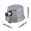 20PCS Silver Alloy Drum Kit Rectangular Claw Hook Lug Single End Drum Percussion Accessory Replacement Parts 4
