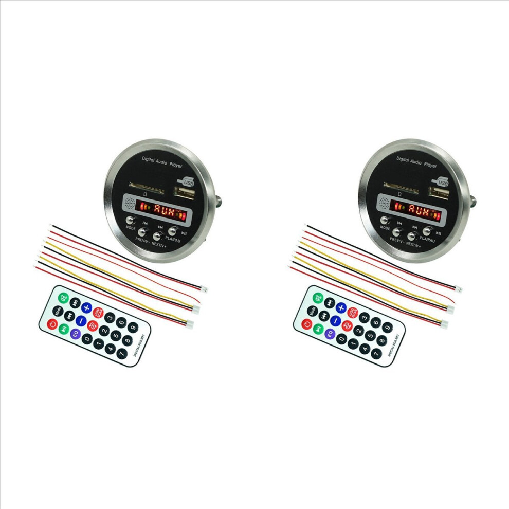 2X Jq-D122bt With Bluetooth Amplifier Mp3 Decoder Board Bluetooth 5.0 Car Mp3 Player Usb Fm Decoder Board 4853066925161