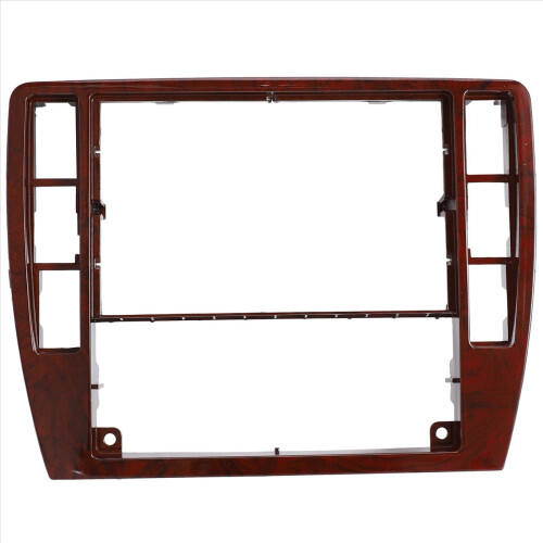 2X for B5 Middle Escutcheon Center Decorative Box Dashboard Console Panel CD Recorder Frame Radio Face Trim 2