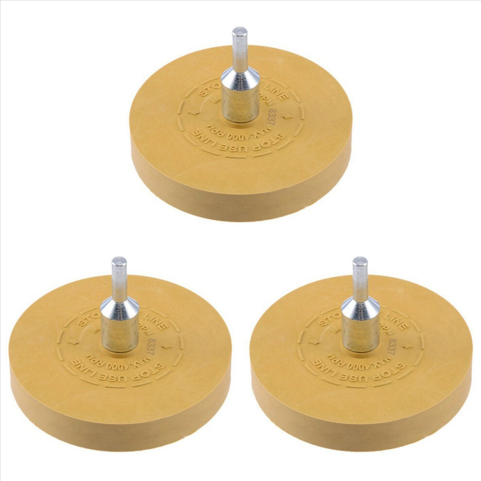 3X Car Decal Remover Pneumatic Rubber Remover Wheel Film Glue Removal Eraser Scraper Plate Paint Cleaner Polishing Tool 4853316754954