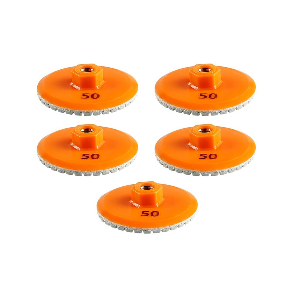 5Pcs 80Mm M10 Angle Grinder Ceramic Tile Trimming Polishing Disc Dry Polishing Marble Porcelain Chamfering Grinding Edge 4713664771679