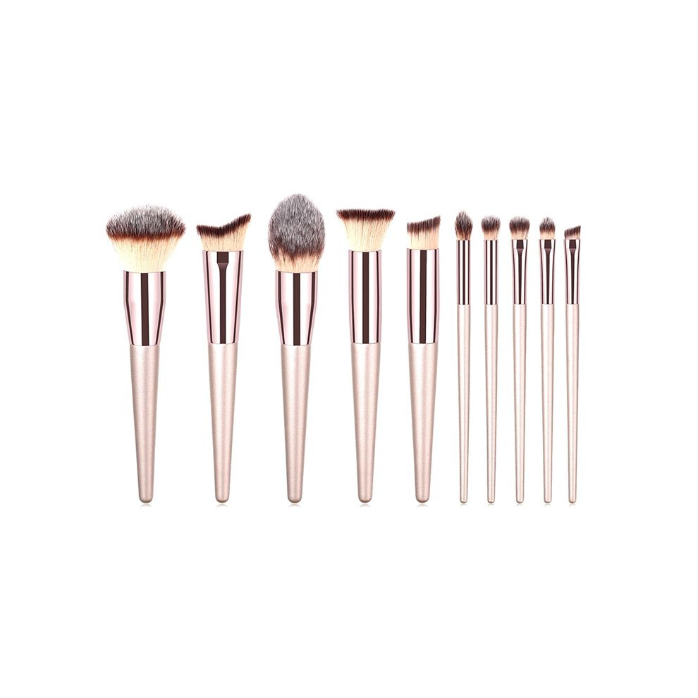 Women'S Fashion Brushes Makeup Brushes Foundation Powder Blush Eyeshadow Concealer Lip Eye Cosmetics Beauty Tool 10PCS
