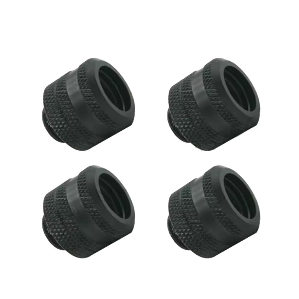 4Pcs Hard Tube Fitting Kit For Od14mm Acrylic Petg Hard Compression Connector For Computer Water Cooling 6132295071084