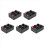 5X 0-9999 Ohm Simple Resistance Box Precision Variable Decade Resistor Teaching Instrument 1
