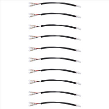 10Pcs Motorcycle Turn Signal Wiring Harness Connector Turn Signal Plug Adapter for