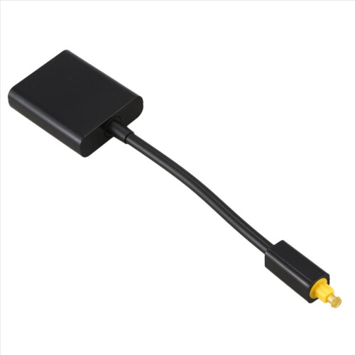 2X Digital SPDIF Optical Audio Splitter 2 Way Toslink Splitter Adapter 1 Input 2 Output SPDIF Optical Cable Splitter Hub 1