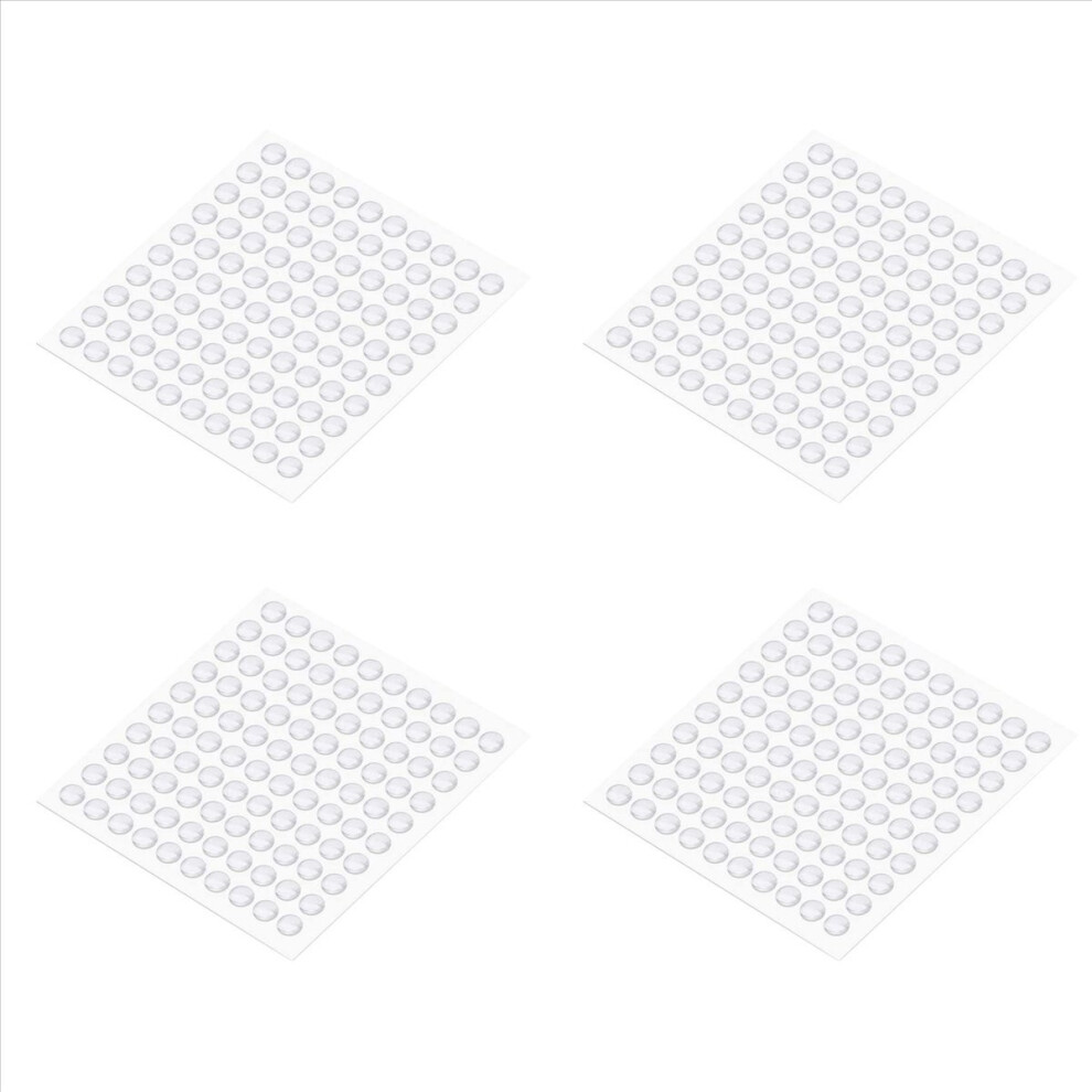 400 Capsules Self-Adhesive Rubber Furniture Bumper Pads For Doors Cabinets Drawers Furniture Glass Tables Crafts 4853316755197