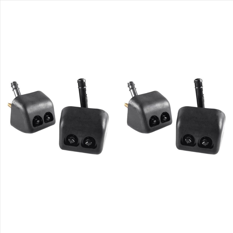 2X Car Headlight Washer Water Nozzle For Montero V73 V77 V75 Mn117091c Mn117092c Black 4853316759911