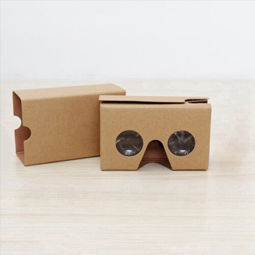 Conjunto de 12 óculos 3D para smartphone Cardboard V2 VR de 4,5 a 6 polegadas + faixa de cabeça 1