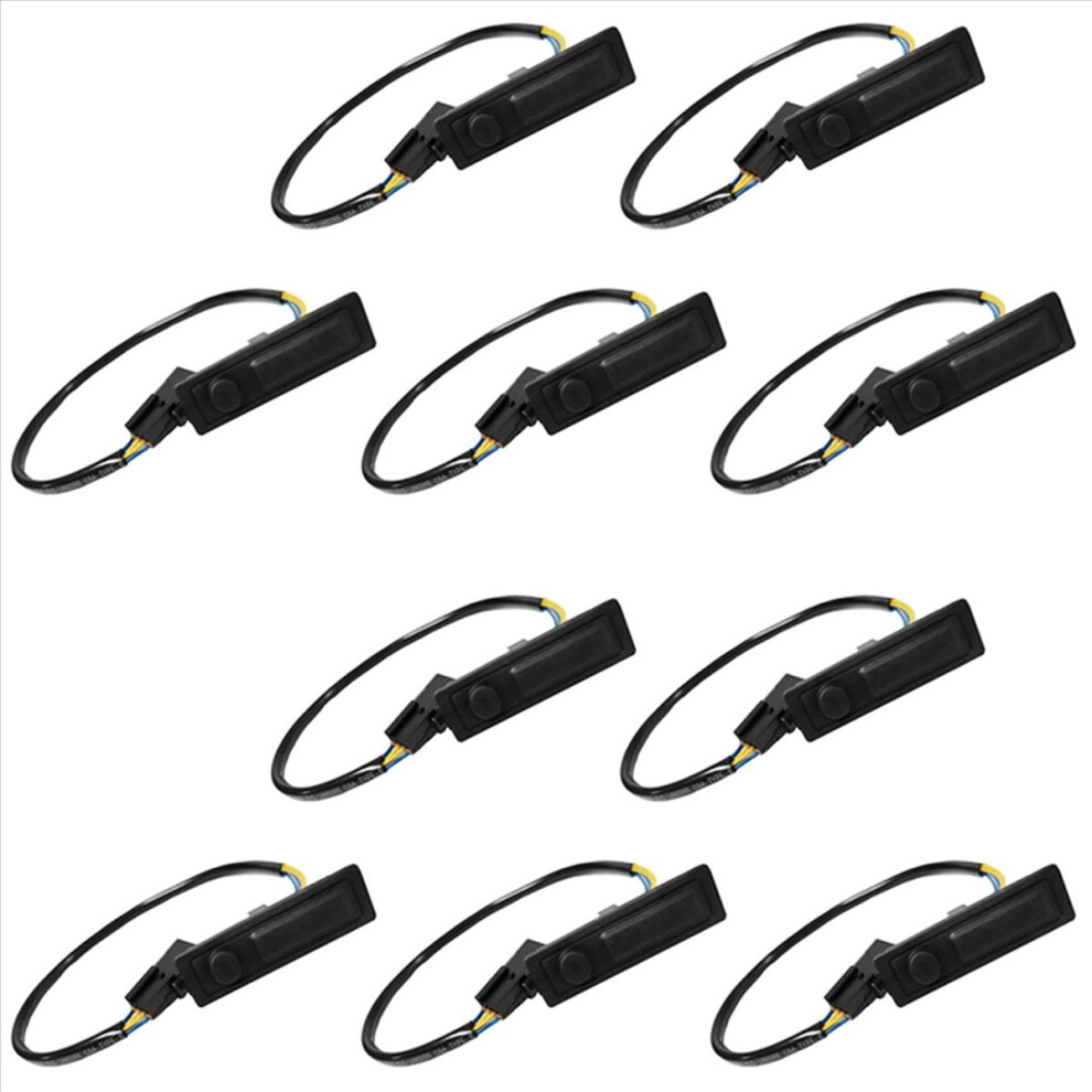 10X 25380-4Ea1a Trunk Boot Release Switch For Rear Door Opener Luggage Deck Lid Control Button Black 4853066925369