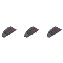 3x Motorrad-Hochleistungs-Luftfilter für 250 Xciting 300 CT250 300 Luftfilterersatz