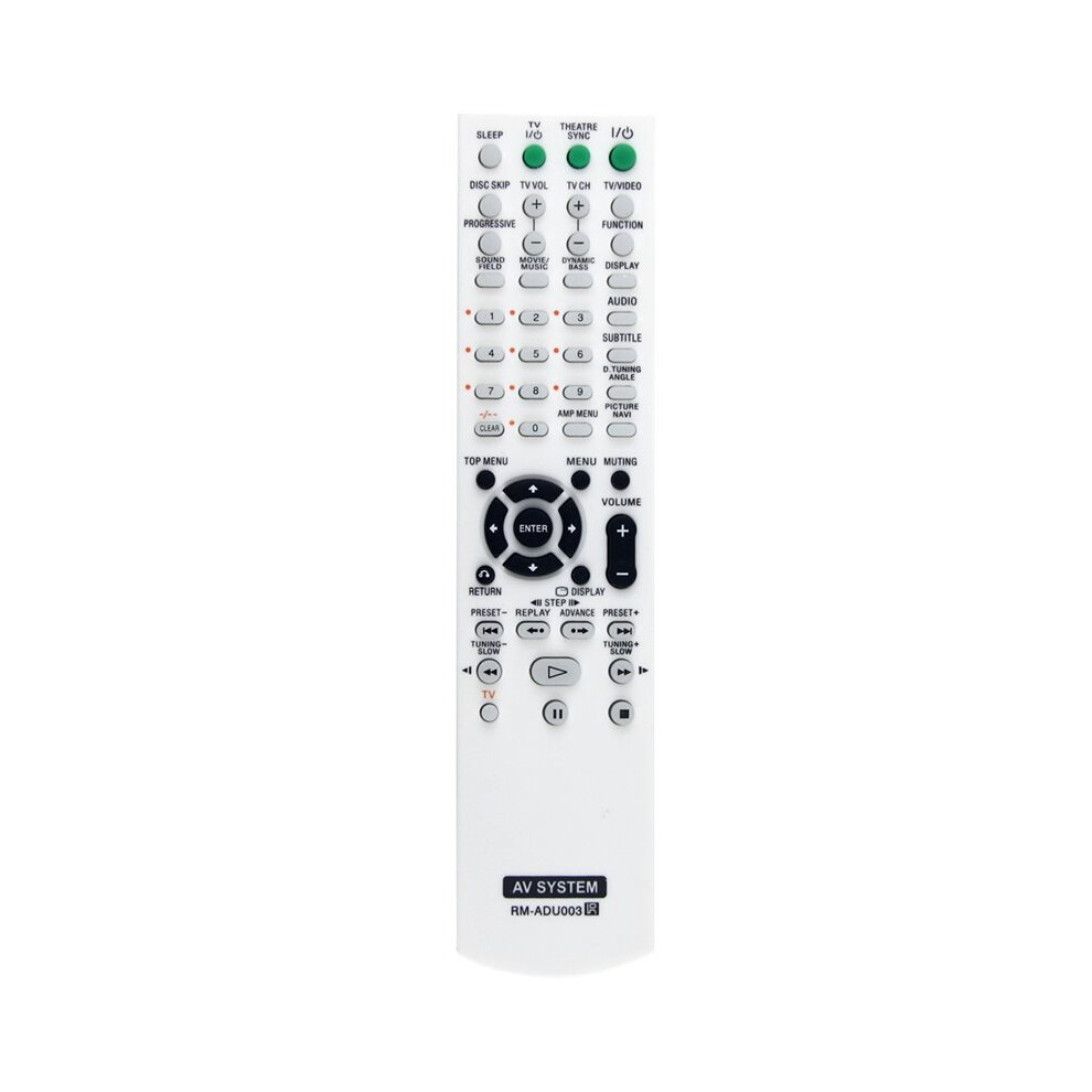 Replace Rm-Adu003 Remote Control For Sony Av Remote Control Theater System Dav-Dx155 Dx255 Dx315 Dz120 4711803165181