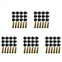 5 Set Rear Leaf Spring for Club Car Gas Electric Golf Cart Bushing and Sleeve Kit, 1015583 1012303 1992 Up