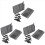 3X Aquarium Divider Tray Plastic Mesh Aquarium Egg Box Light Diffuser, Fish Tank Divider Filter Bottom Isolation 1