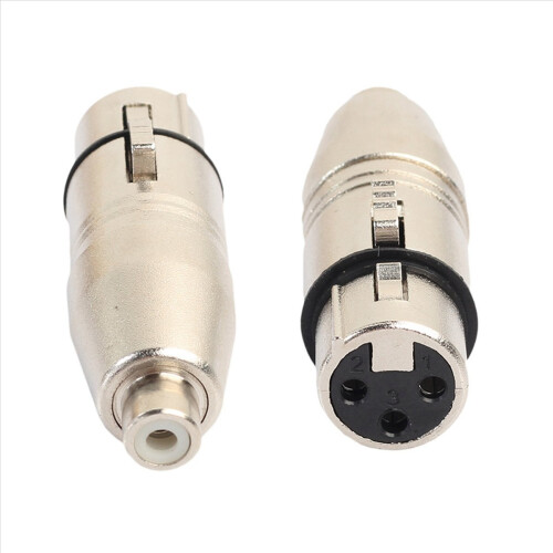 6 ks adaptérov XLR na samicu, adaptér XLR na samicu, adaptér jack 1