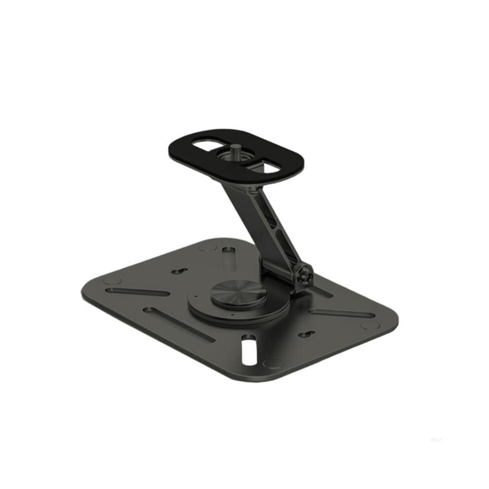 Projector Stand Desk,Wall And Ceiling Mount With 1/4Inch Thread, Height Adjustable, Foldable, 360-Degree Rotation Black 4712705348276