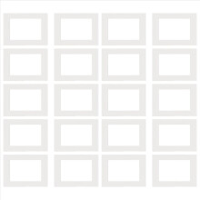 A3 Mount Picture Frame Mounts 20 PCS Picture Photo Mounts Frame Mats White Photo Mounts for Picture Posters Display