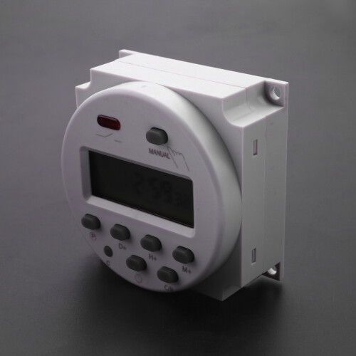 New LCD Digital Control Power Programmable Timer DC 12V 16A Time Relay Switch 1