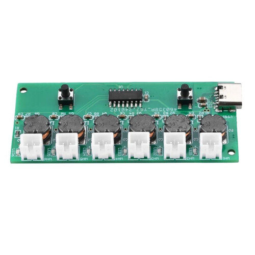 Six-Spray Humidifier Module, Atomizer Control Board, USB Interface, Atomizer Driver Circuit Board 10 Pieces 2