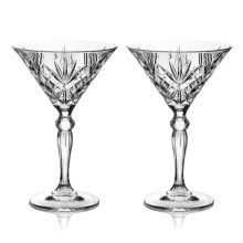 Martini Cocktail Glasses Chatsworth Set of 2 in Gift Box