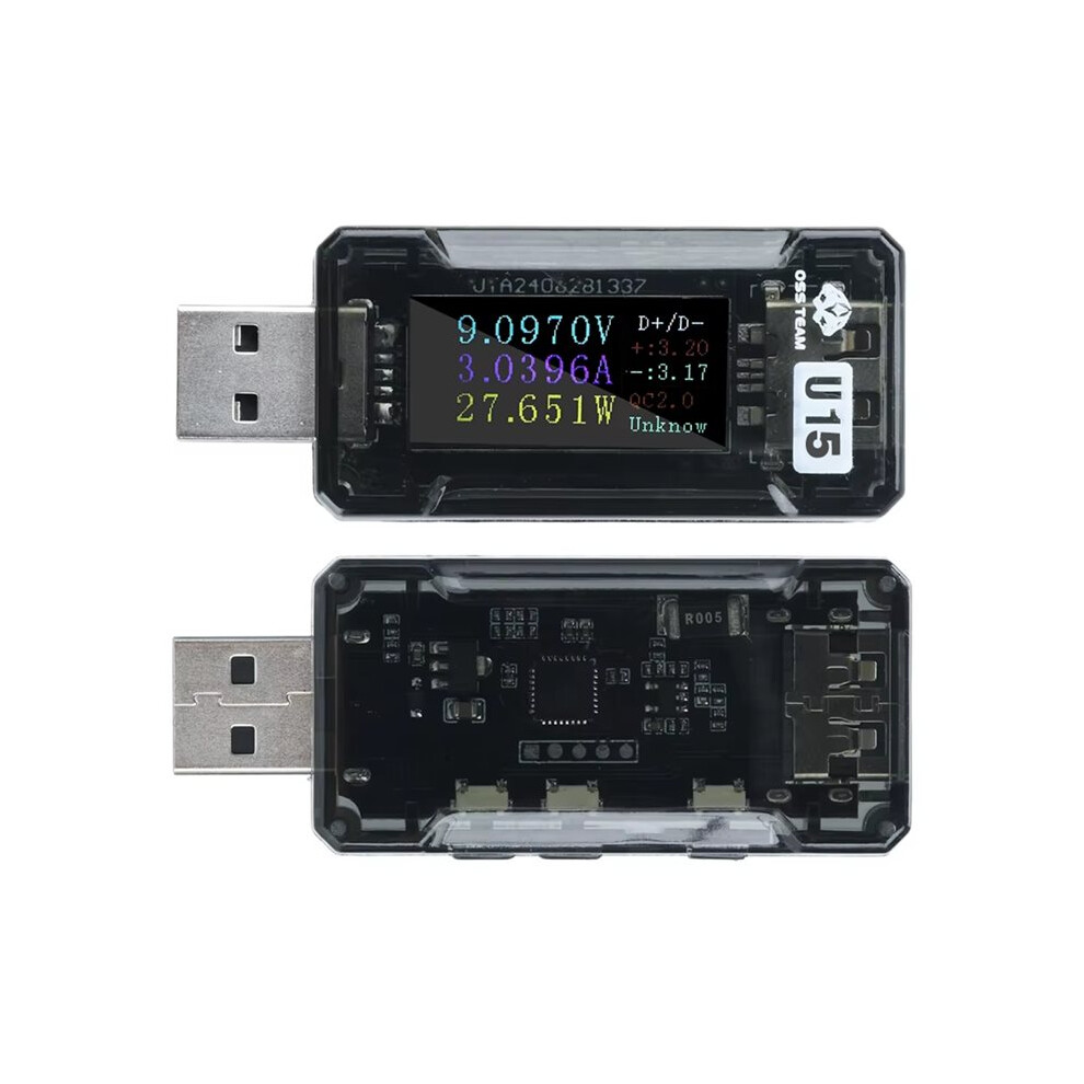Ips Hd Screen Usb Tester Voltmeter Ammeter Type-C Pd/Qc2.0/Qc3.0 Fast Charge Detection Voltage Current Capacity Tester B 6133165955152