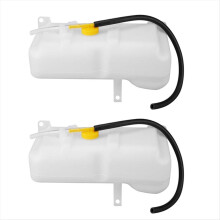 2 STUKS 17931-NI020DO Autokoelvloeistof Overloopfles Reservoir Tank Dubbele Pijp Tank voor Patrol / 88-94
