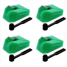 2x Ersatznadeln für AT-VMN95E-Tonabnehmer, elliptische Plattenspielernadel für AT-LP120X