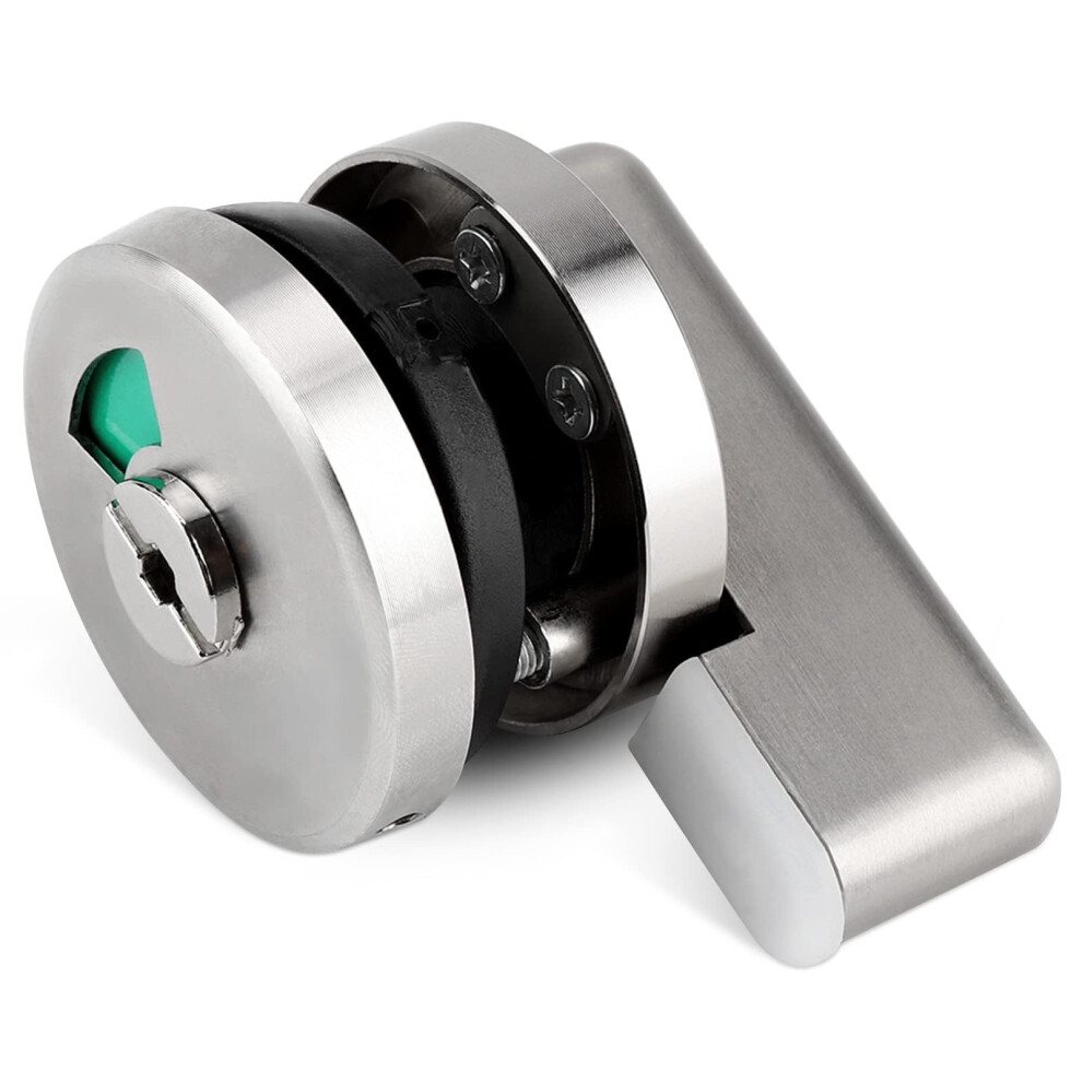 Restroom Occupied Vacant Door Lock With Red Green Indicator And Sturdy Deadbolt For Public Bathroom 9001264101060
