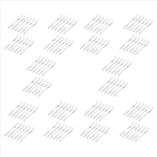 120 Pcs Dessert Forks,5.1 InchStainless Steel Mini Salad Fruit Fork Tasting Forks Cocktail Fork