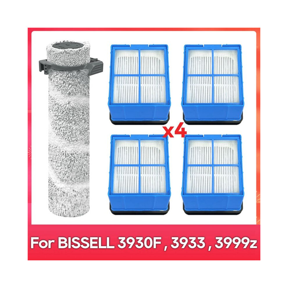 For BISSELL 3930F, 3933, 3999z, 4017N, V2 CrossWave OmniForce Edge Wet Dry Cleaner Roller Brush Filter Accessories Parts