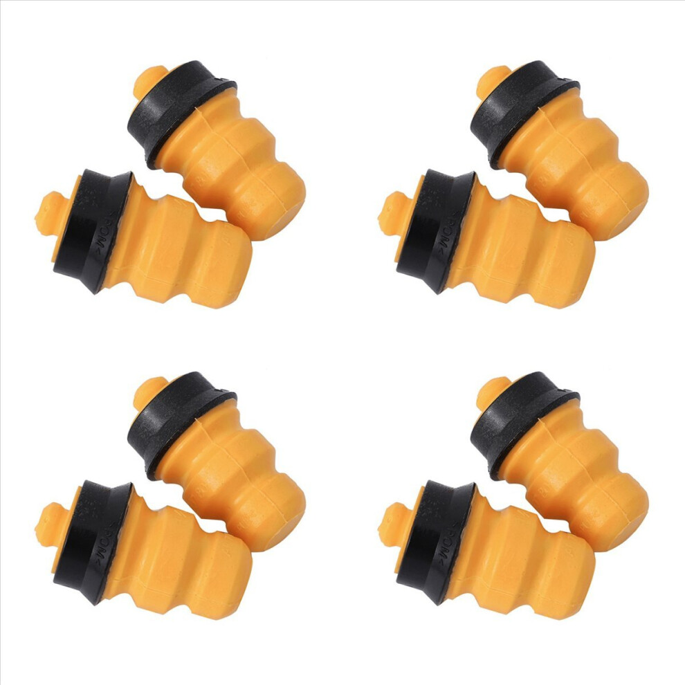 8Pcs Rear Axle Suspension Rebound Rubber Buffer Block For 207 301 2008 C3 Celysse 516680 / 9804750280 Yellow 4853066929909