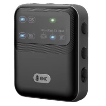 Upgrade Bluetooth 6.0 Audio Receiver Transmitter ENC Wireless Broadcast One with Multiple Audio System with Mic