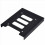 Conjunto de 2 adaptadores metálicos de 2,5 polegadas para 3,5 polegadas para SSD/HDD. 3