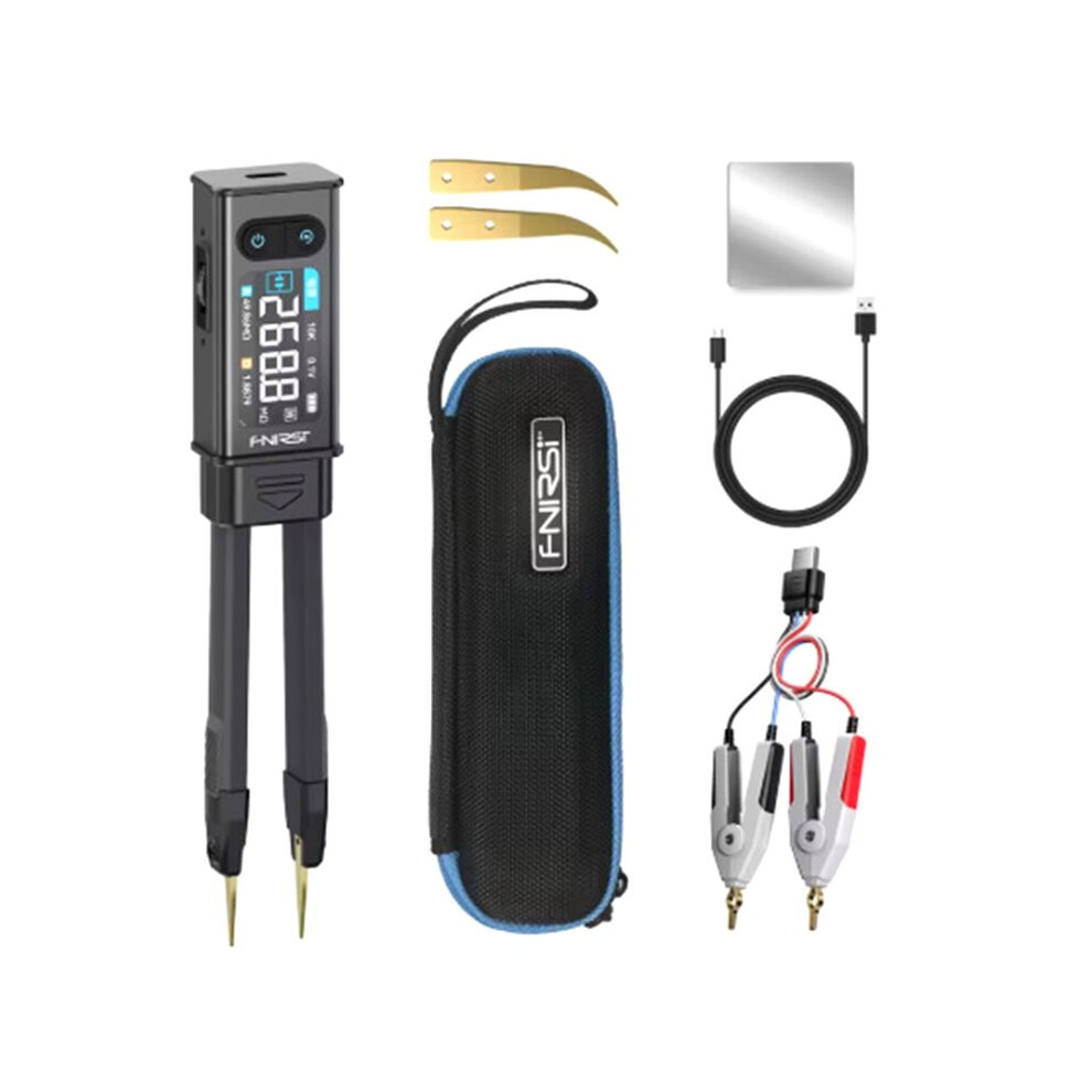 Fnirsi Lcr-St2 Intelligent Tweezers Smd Esr Tester Resistance Capacitance Inductance Continuity Diode Testing Tool 4711619222962