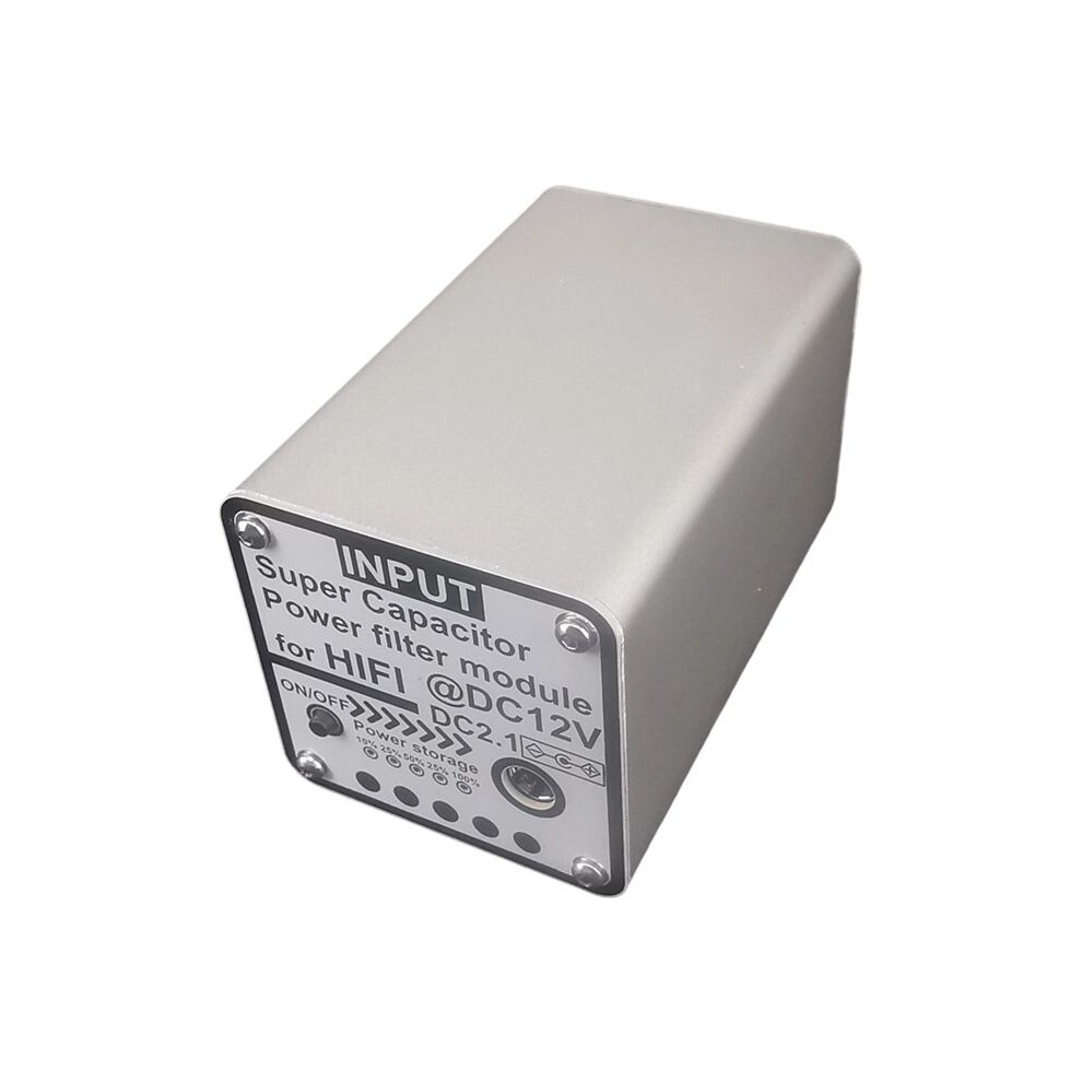 Super Capacitor Power Filter Dc2.1 Input Output Super Farad Capacitor Filter For Hifi Audio Video Equipment 12V 5F 6132671347147