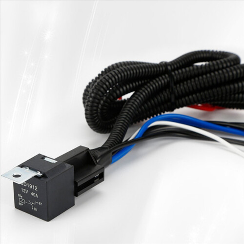 2X 12V Κόρνα Αυτοκινήτου Τροποποιημένη Καλωδίωση Ηλεκτρική Κόρνα Universal με Ρελέ 40A 2