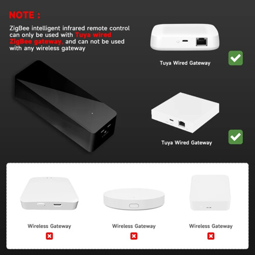 Tuya Zigbee IR Remote Controller for TV Fan Universal Voice Remote  Home 2
