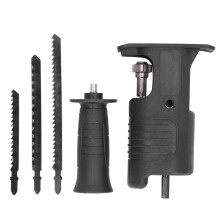 Reciprocating Saw Attachment for Drill with Blades for Wood and Metal, Durable Versatile Cutting