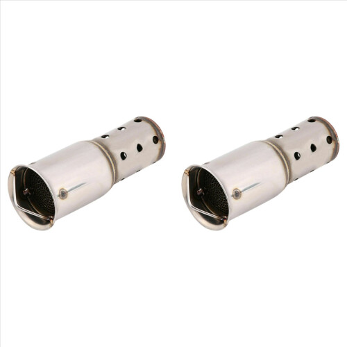 2X Universal Σωλήνας Εξάτμισης Μοτοσικλέτας 51mm DB Noise Sound Eliminator