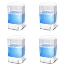 4x manuálny dávkovač mydla 33,8 oz/1000 ml nástenný dávkovač mydla do kúpeľne komerčný dávkovač mydla