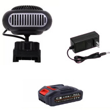 Cordless Car Heater Portable Electric Dual Mode Hot&Cold Wind for Makita 18V Battery for Cars Office Indoor Use