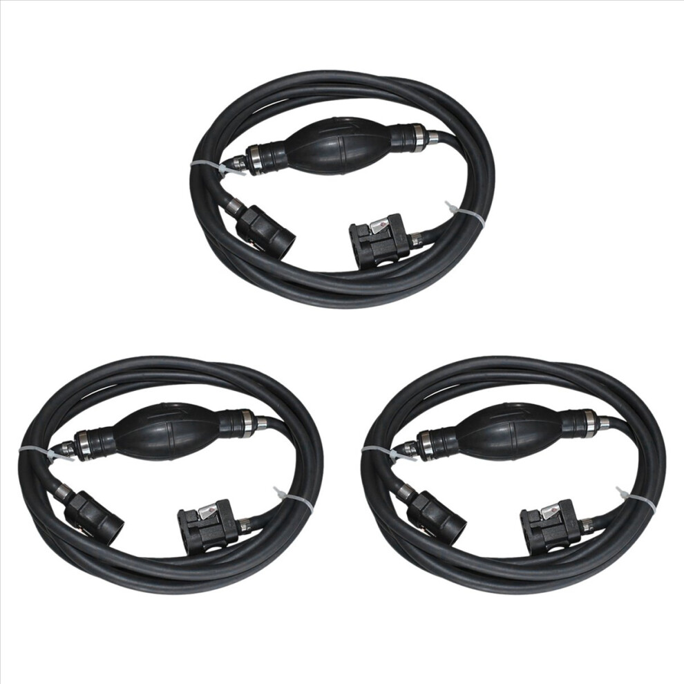 3X 300Cm Boat Fuel Line Hose 6Mm Gas Hose Connector Outboard Boat Engine Petrol Tank Connectors Kit For Motor 4853316767404