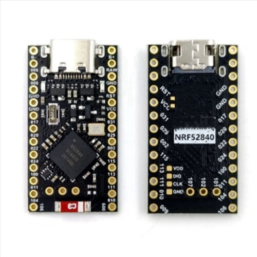 2X NRF52840 Development Board Supermini Compatibel met Nice Nano V2.0 Bluetooth Oplaadbeheer 2