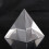 3X Prism Optical Glass Pyramid 40mm High Rectangular Polyhedron Suitable for Teaching Experiments 3
