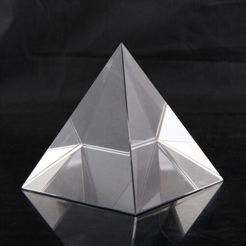 3X Prism Optical Glass Pyramid 40mm High Rectangular Polyhedron Suitable for Teaching Experiments 2