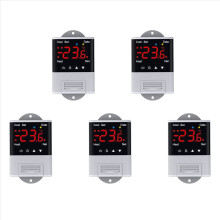 5x draadloze temperatuurregelaar thermostaat AC110-220V DTC1201 sensor digitaal display app-bediening voor smart home