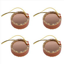 4x 34 mm veľkomembránový mikrofón, jadro nahrávania, kondenzátorová mikrofónna kapsula