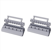 2x Grote Kebab Maker, Grijze Plastic Kebab, Handmatige Kebabvorm, Kebab Maker Barbecue Spiesjes