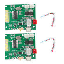 Placa amplificadora de som estéreo de baixo consumo em standby, módulo 5W+5W com compatibilidade plug and play para dispositivos portáteis.